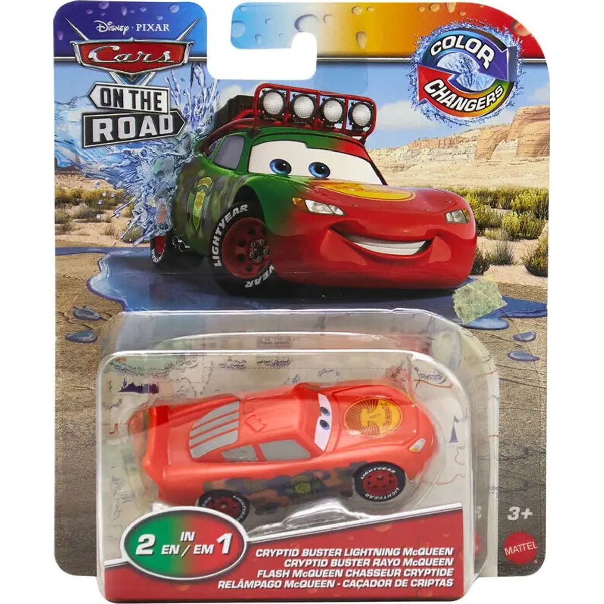 Disney Cars - Color Changers - Cryptid Buster Lightning Mcqueen