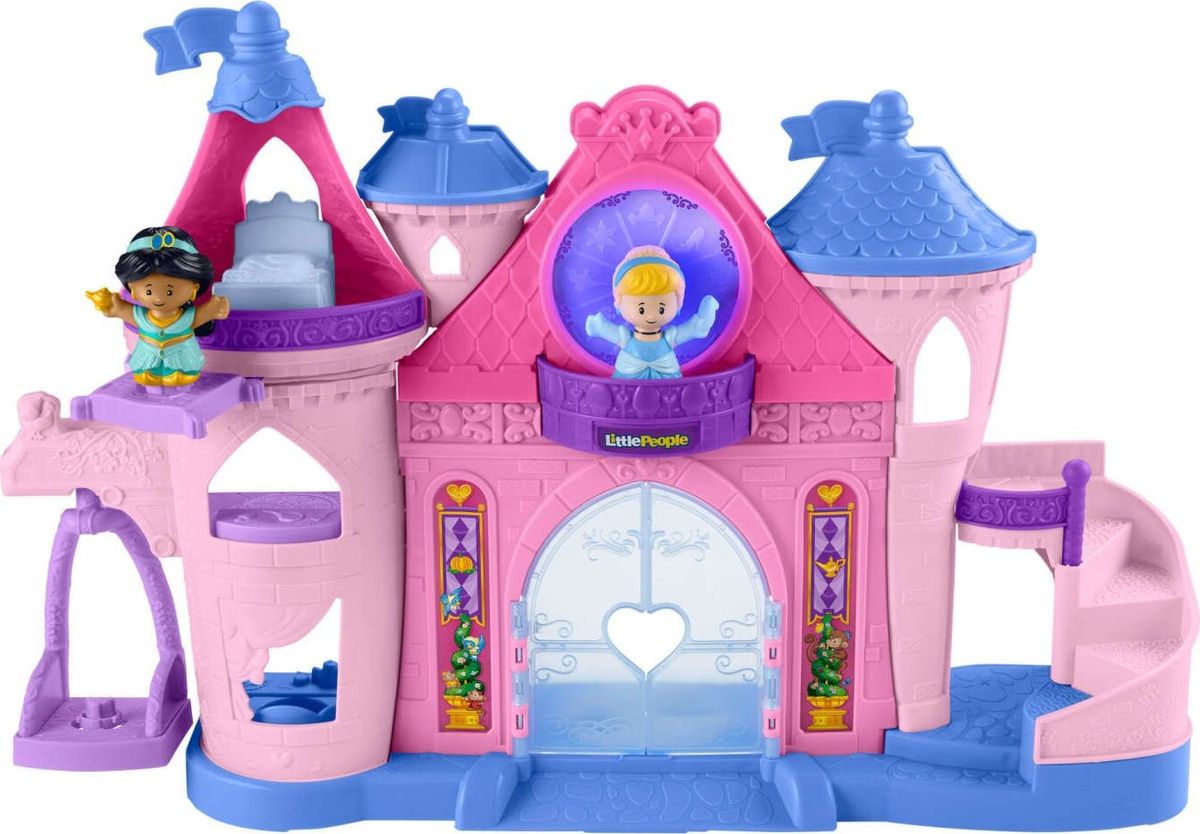 Disney Princess Slot Med Lyd Og Lys - Inkl. 2 Prinsesser - Fisher Price