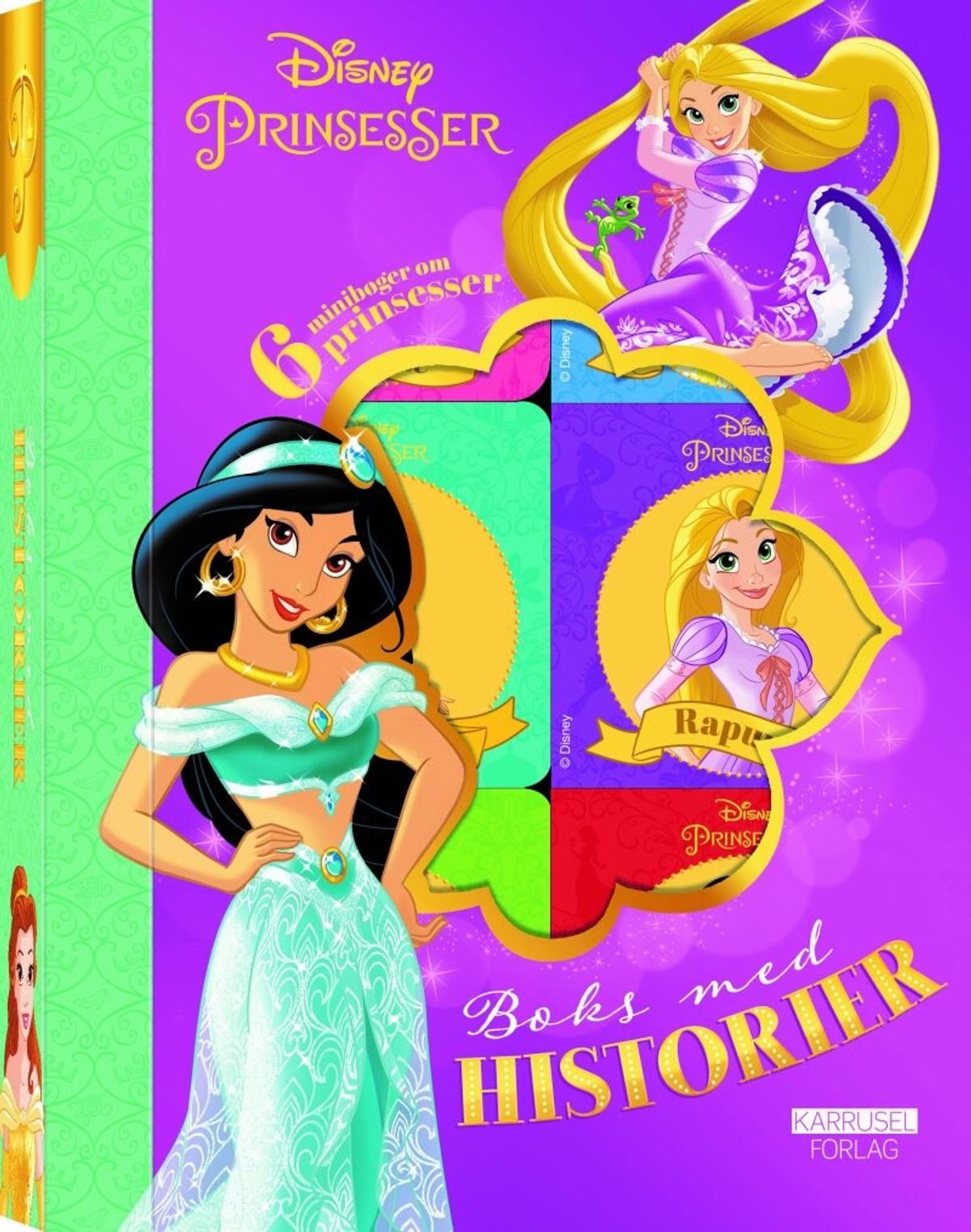 Disney Prinsesser - Boks Med Historier - 6 Minibøger - Karrusel Forlag - Bog