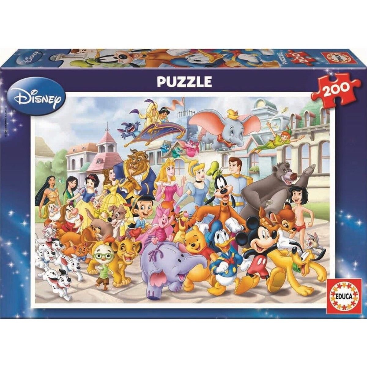 Disney Puslespil - Educa Puslespil Med 200 Brikker