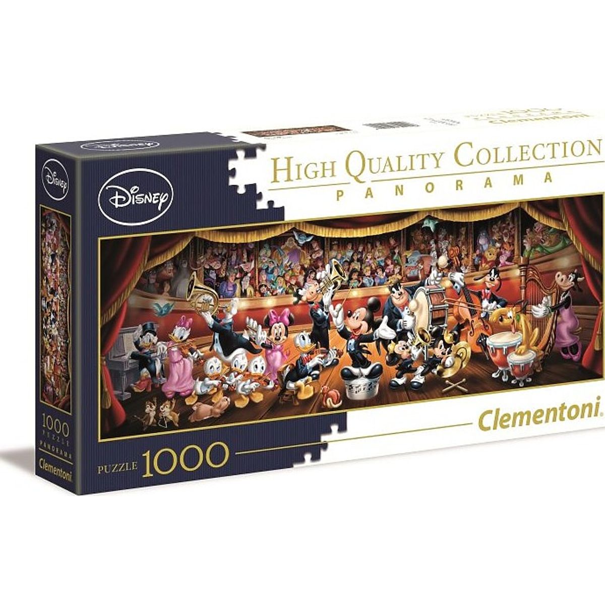 Disney Puslespil - Orkester - Panorama - 1000 Brikker - Clementoni