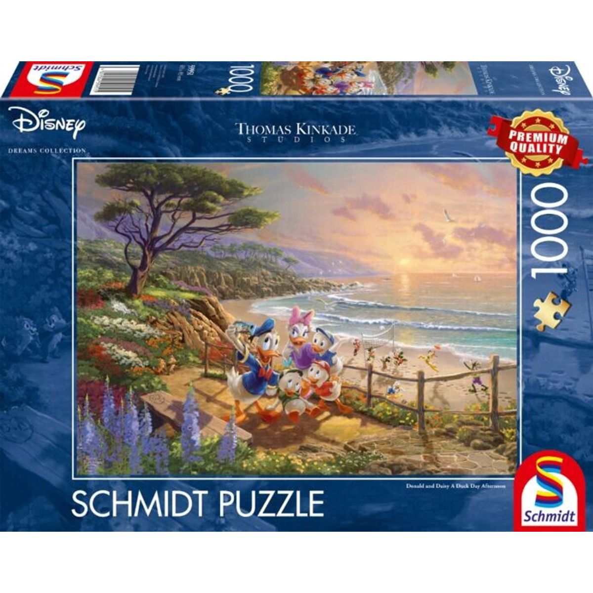 Disney Puslespil - Thomas Kinkade - Anders And - 1000 Brikker - Schmidt