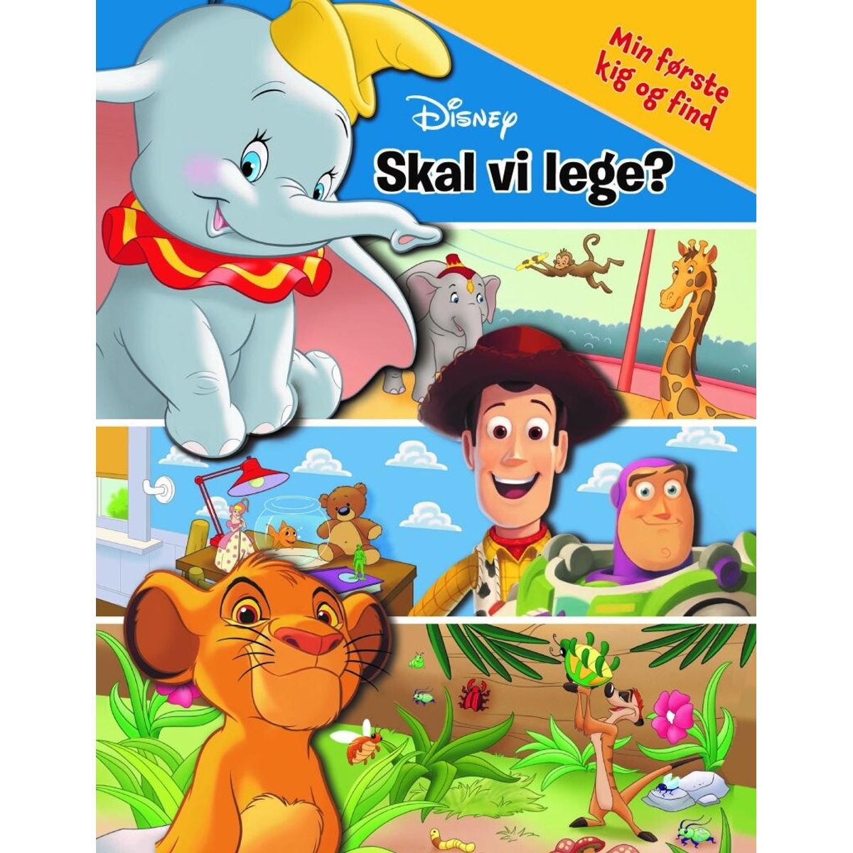 Disney - Skal Vi Lege? Min Første Kig Og Find - Diverse - Bog