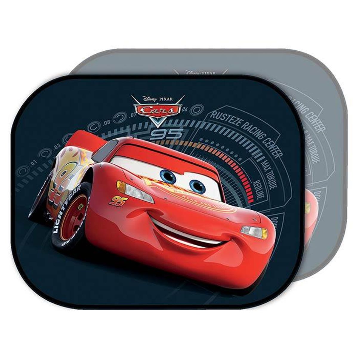 Disney solbeskytter Cars 2 - 2 stk. - 44x35 cm