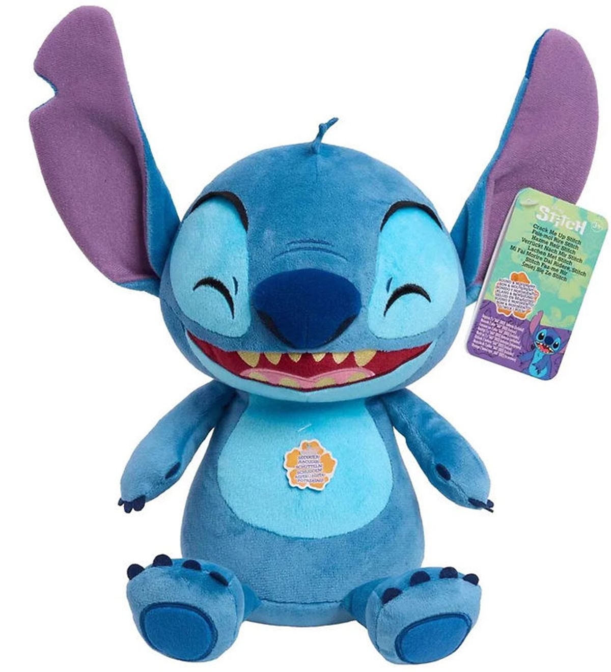 Disney Stitch Bamse m. Lyd og Bevægelse - 24 cm - Crack Me Up Fe