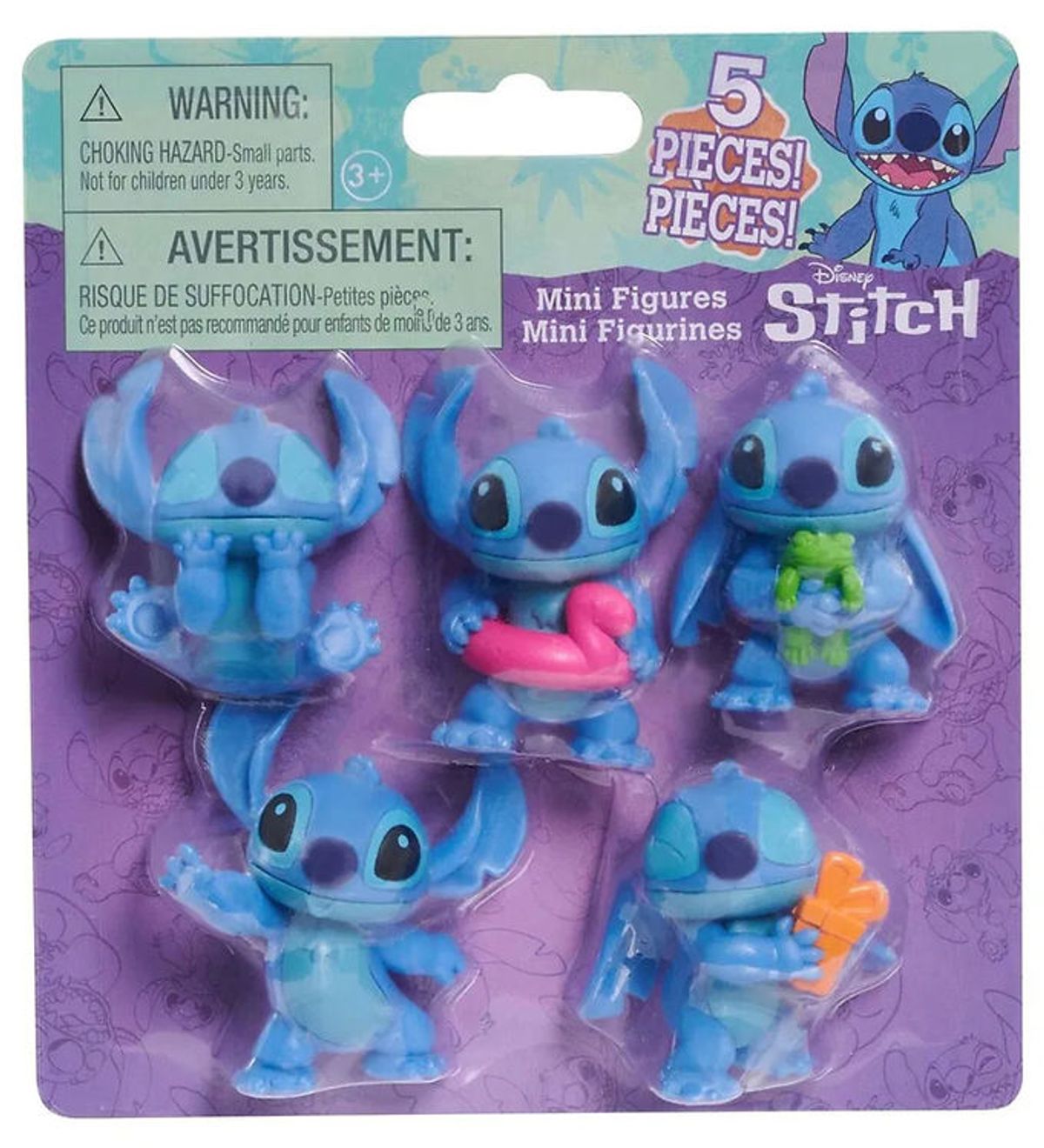 Disney Stitch Figurer - 5 Dele