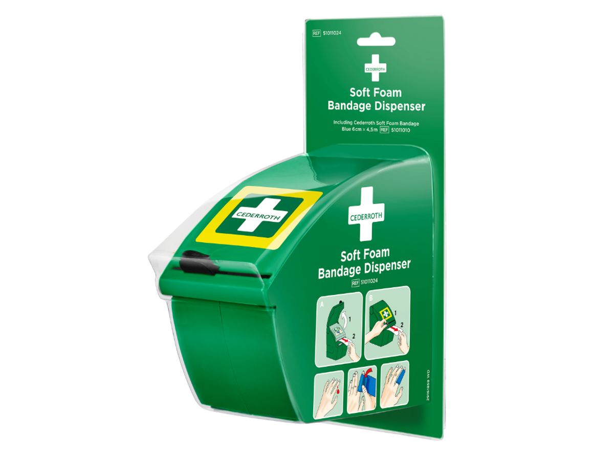 Dispenser til Bandage Soft Foam Cederroth