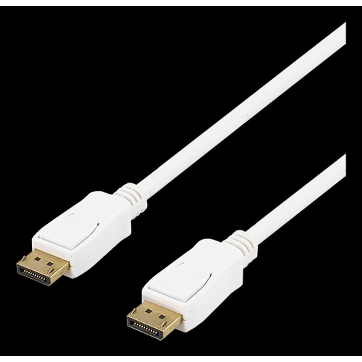 DisplayPort kabel - 4K/60Hz Ultra HD - Hvid - 0.5 m