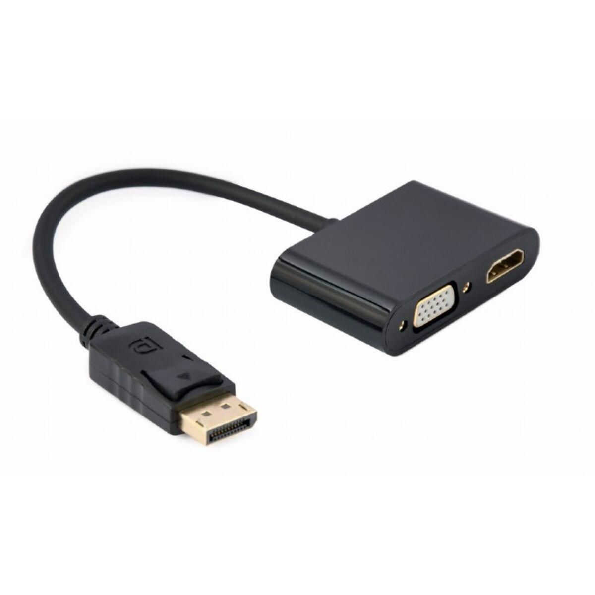 DisplayPort-kabel GEMBIRD A-DPM-HDMIFVGAF-01 Sort 10 cm