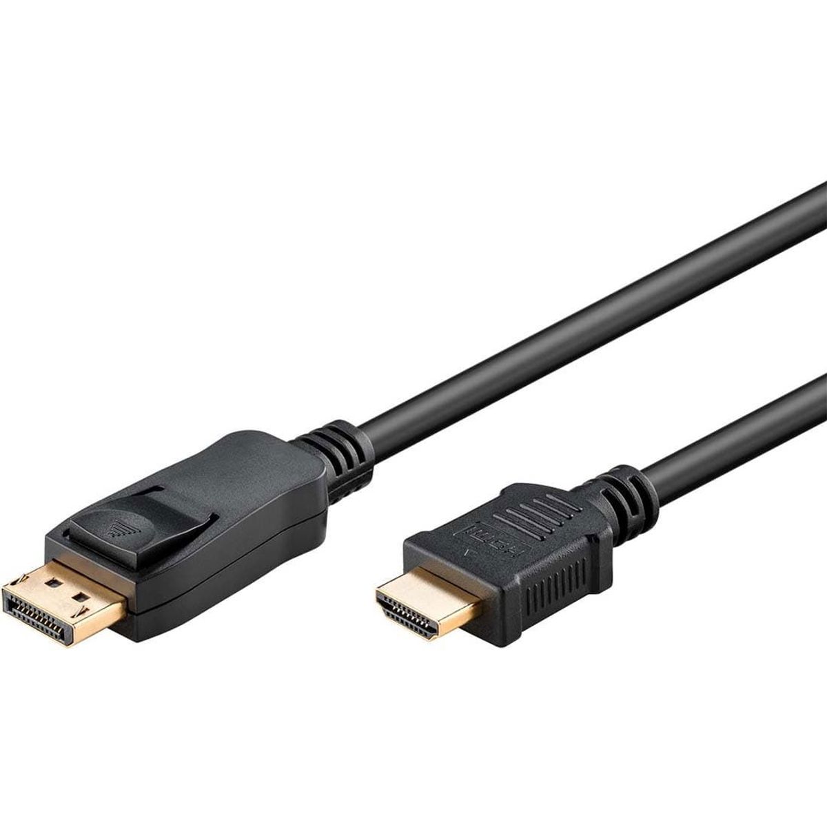 Displayport til HDMI kabel - 1 meter - 4K 30hz - HDR (51956)