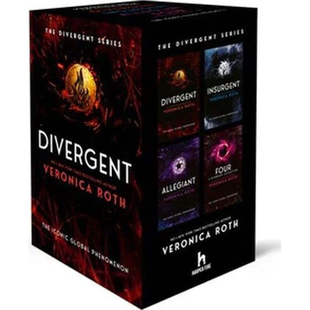 Divergent Bogserien - Boks Sæt 1-4 - Veronica Roth - English Book