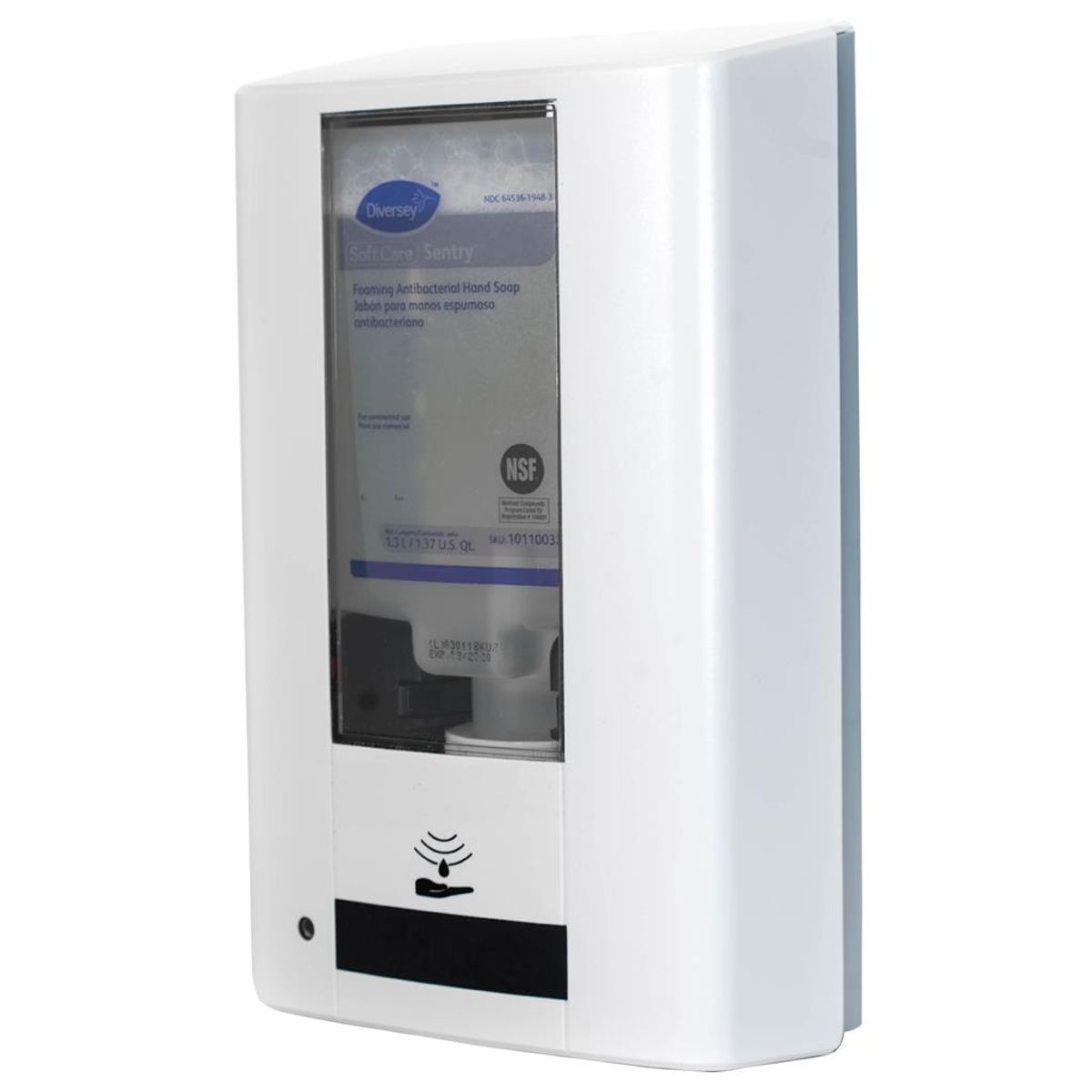 Diversey IntelliCare-dispenser, hybrid, hvid