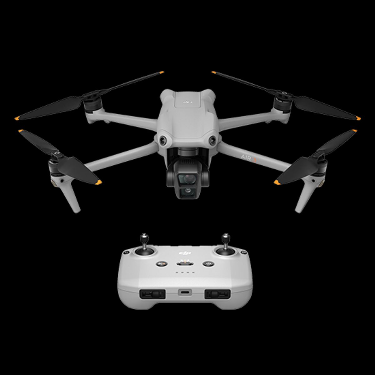 DJI Air 3 (DJI RC-N2) Quadrokopter med kamera