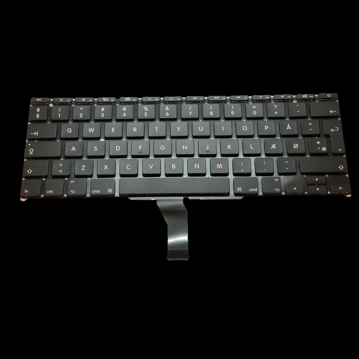 DK Layout Keyboard til MacBook Air 11.6 A1370 A1465 , Mid 2011 - Early 2015 - iHero