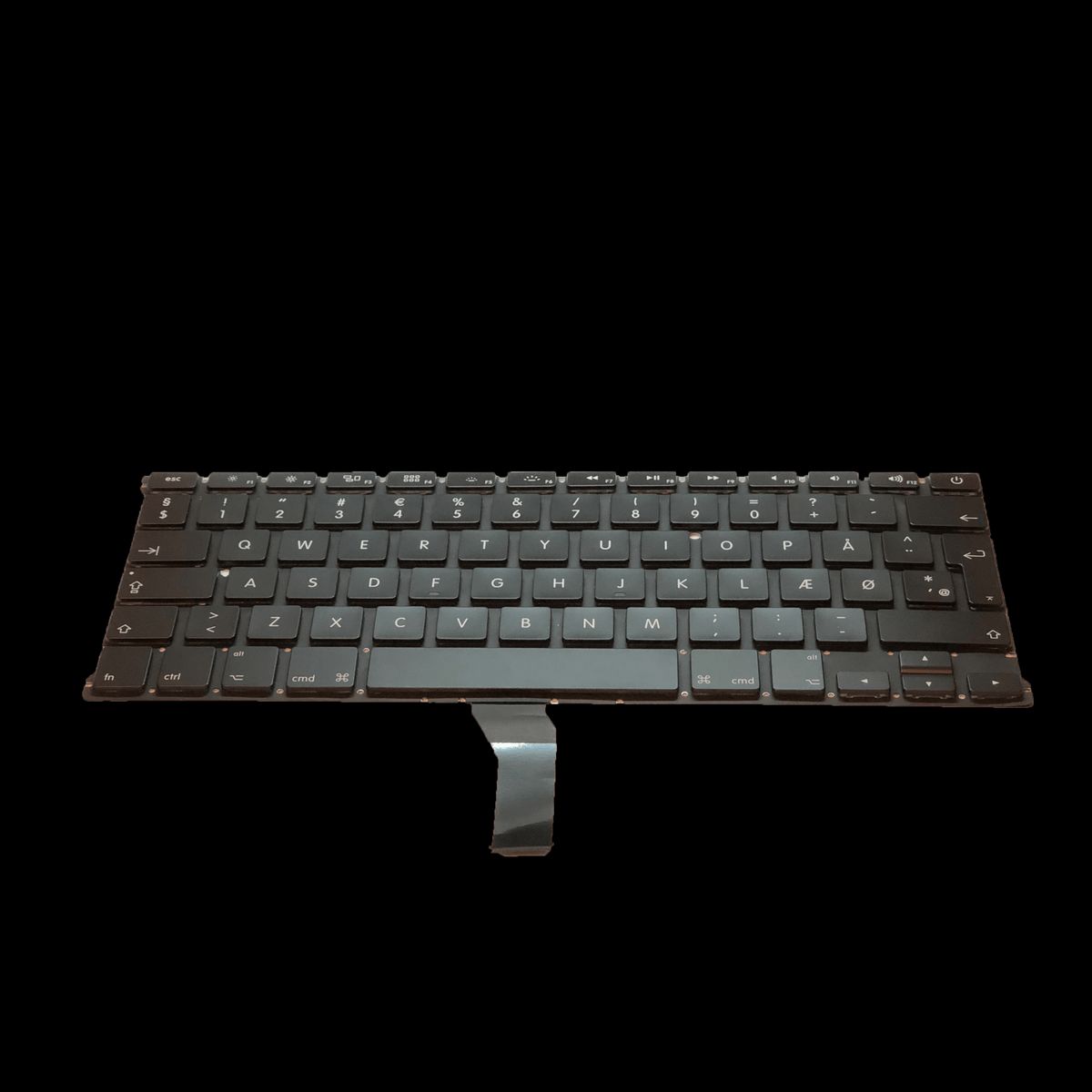 DK Layout Keyboard til MacBook Air 13 A1369 A1466, Mid 2011 - Early 2015 - iHero