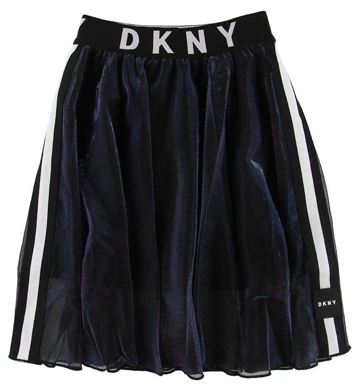 DKNY Nederdel - Sort/Holografisk m. Logo