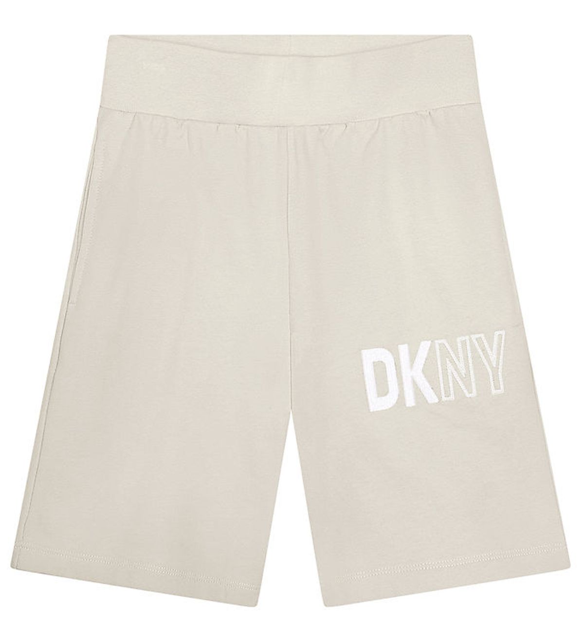 DKNY Sweatshorts - Creme m. Hvid