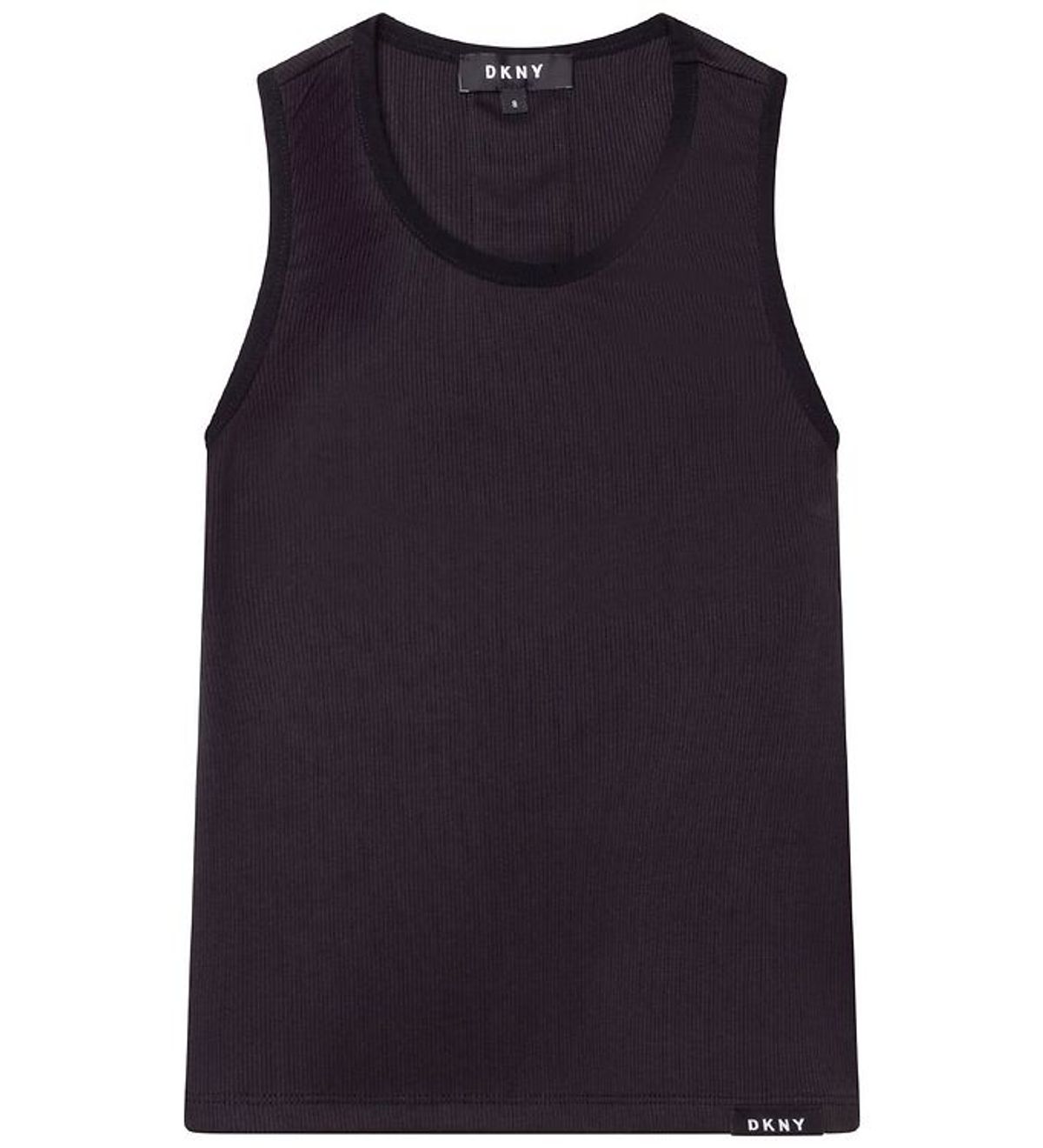 DKNY Tanktop - Rib - Summer - Sort m. Print