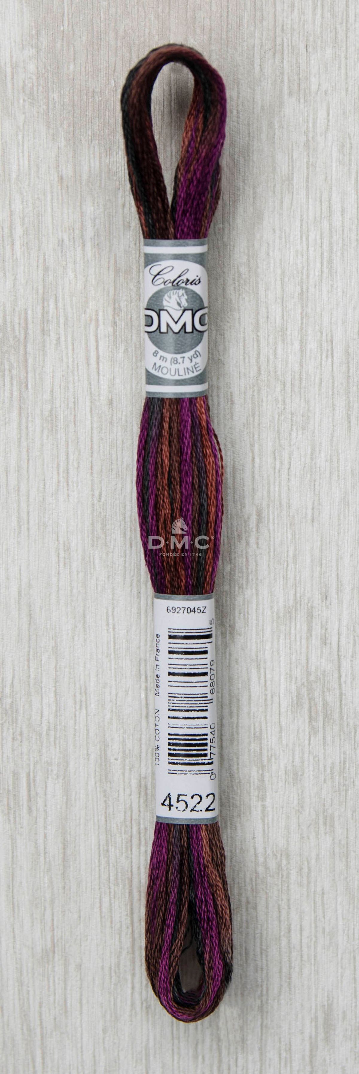 DMC Mouliné Multi Color Broderigarn Farve 4522