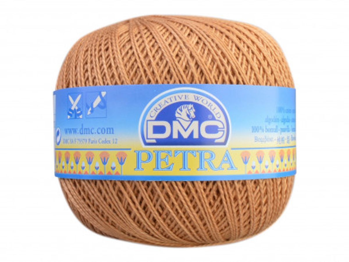 DMC Petra nr. 8 Hæklegarn Unicolor 5436 Karamel