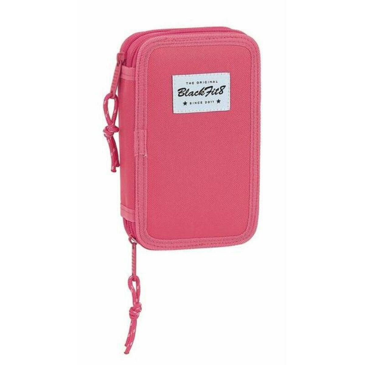 Dobbelt penalhus BlackFit8 M854 Pink 12.5 x 19.5 x 4 cm (28 Dele)