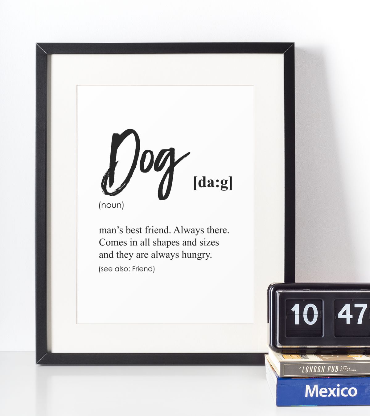 Dog definition plakat