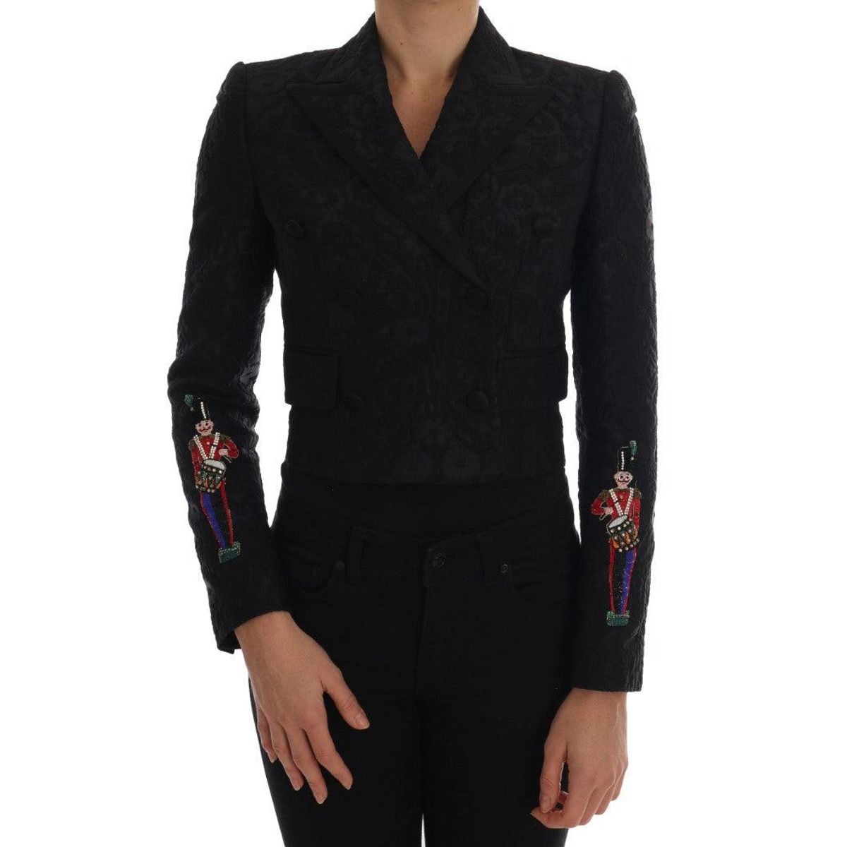 Dolce & Gabbana Enchanted Floral Crystal Blazer Jacket