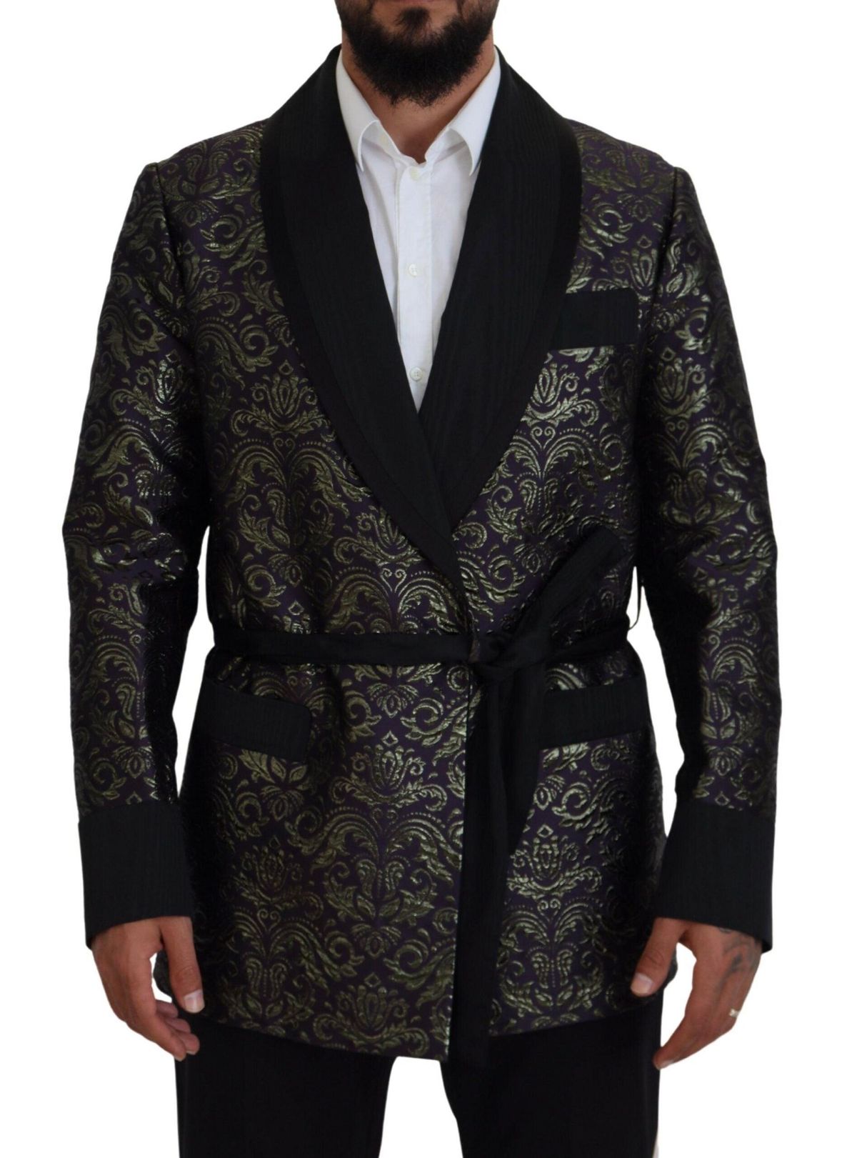 Dolce & Gabbana Guld Lilla Blazer