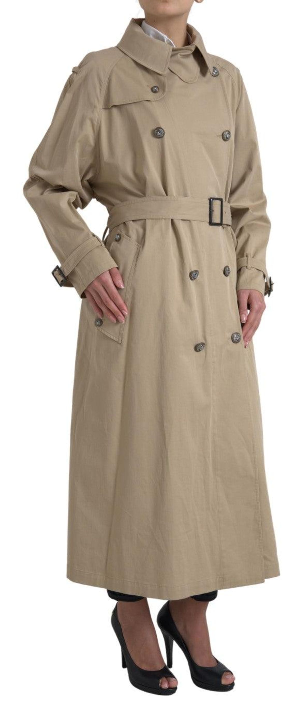 Dolce & Gabbana Khaki Trench Jakke & Frakke