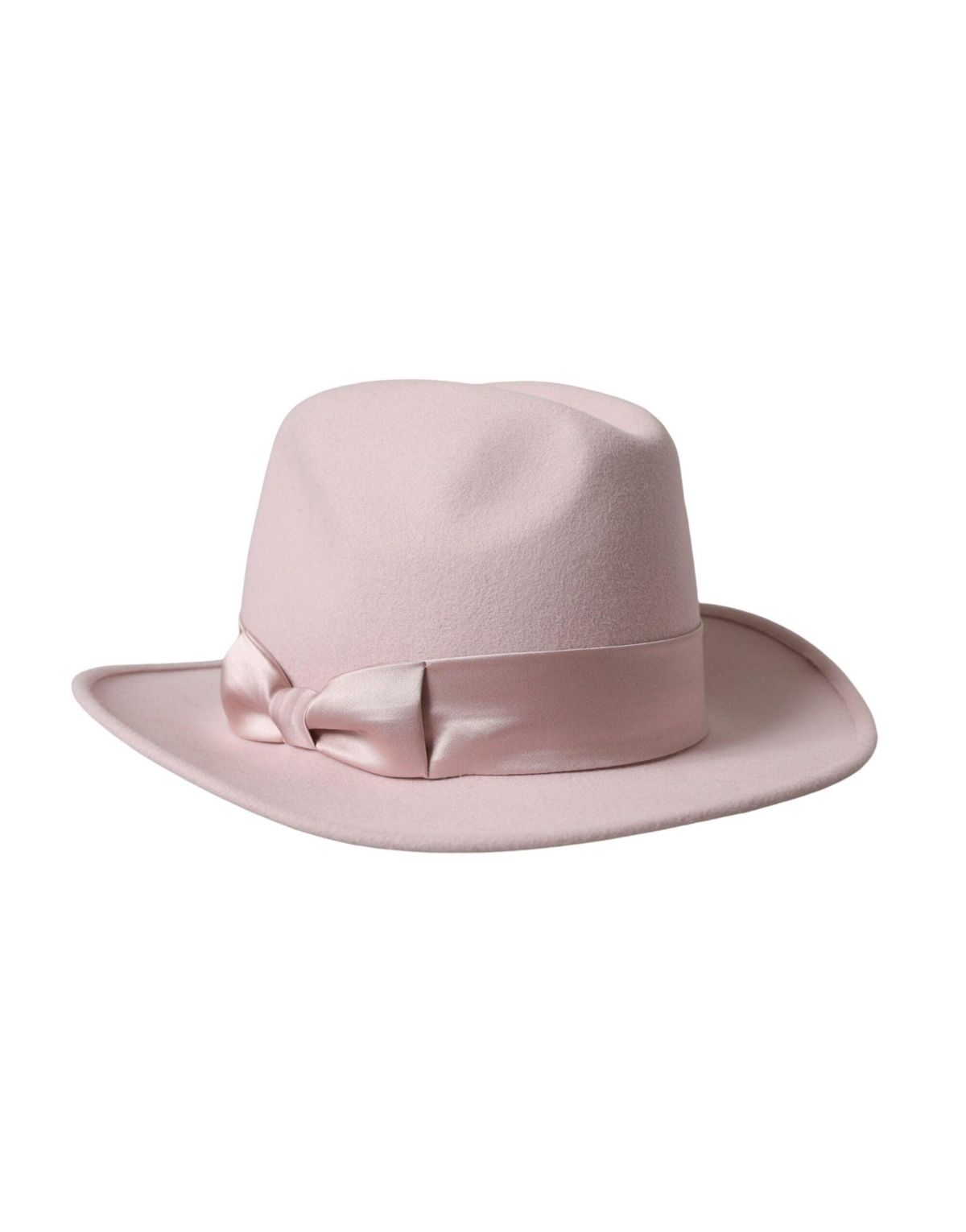 Dolce & Gabbana Pink Rabbit Fedora Trilby Dame Hat