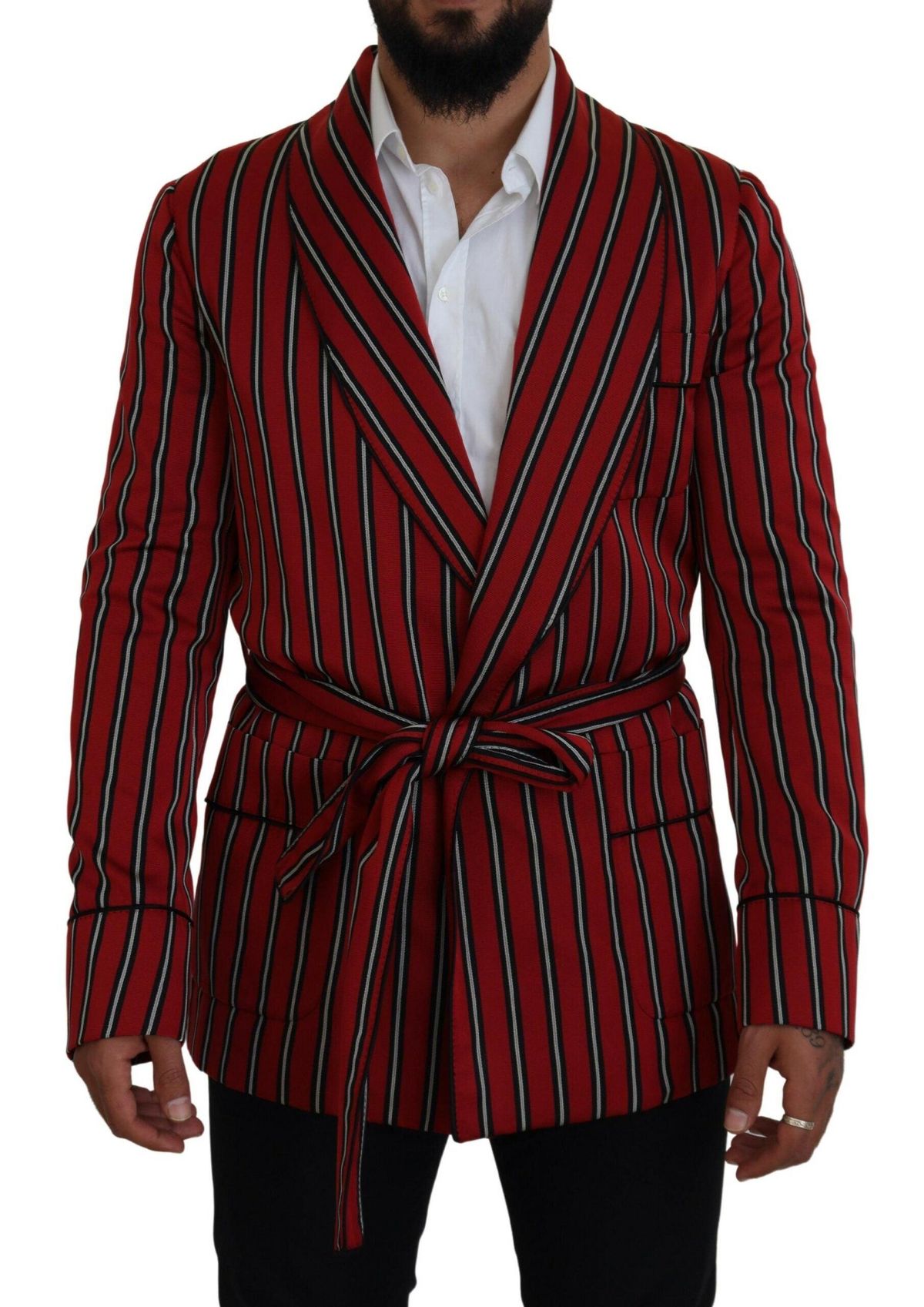 Dolce & Gabbana Rød Martini Robe Blazer