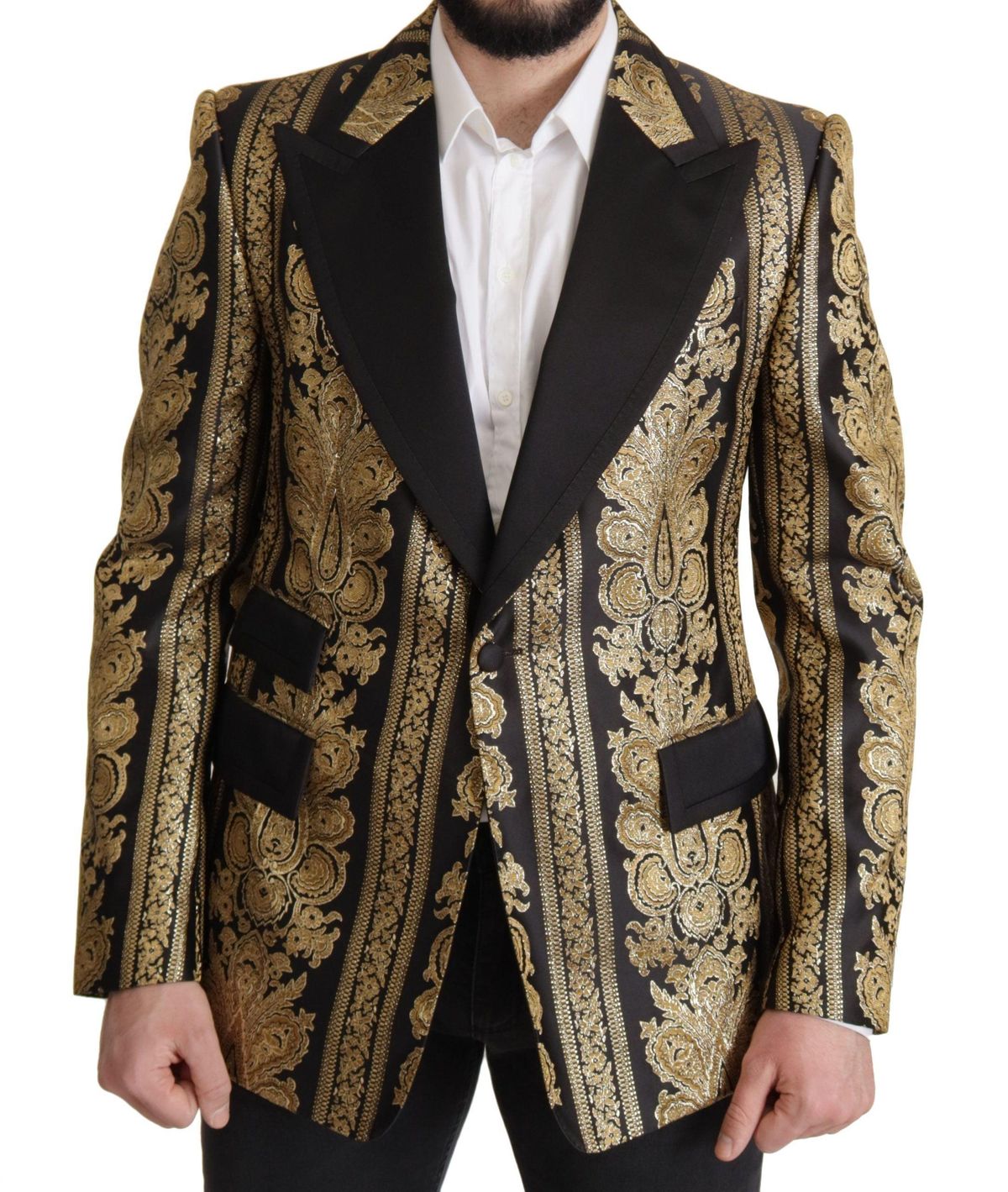 Dolce & Gabbana Sort Guld Blazer