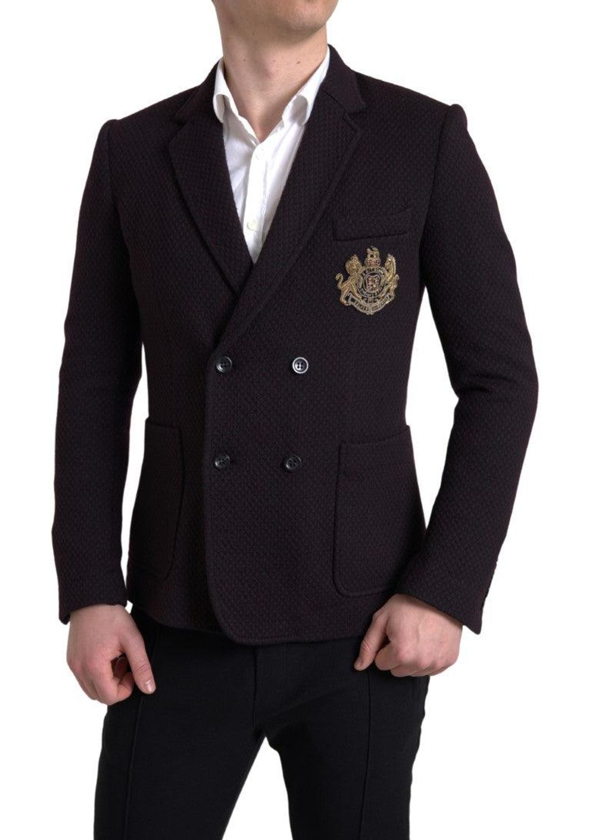 Dolce & Gabbana Sort Logo Blazer