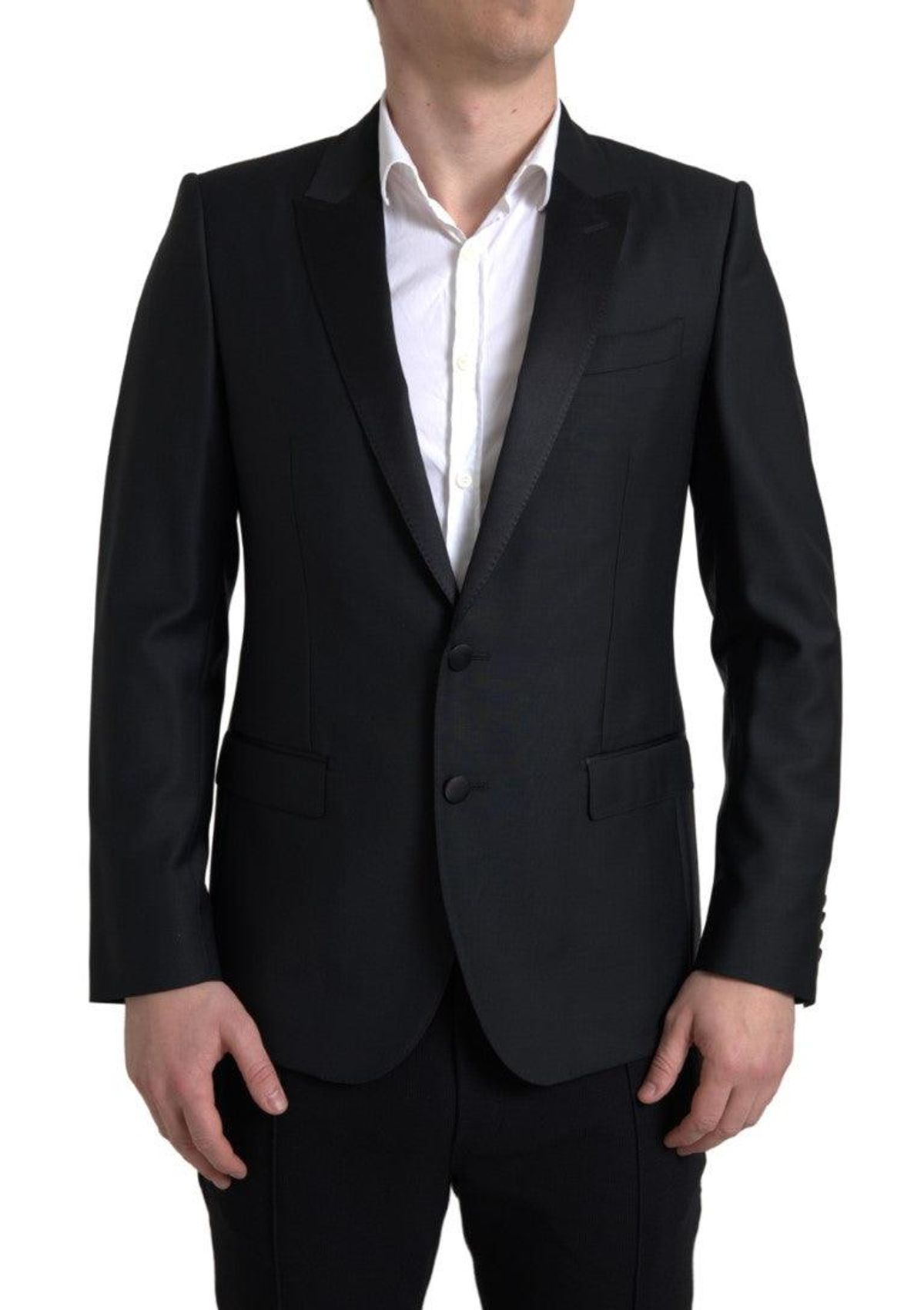 Dolce & Gabbana Sort Uld MARTINI Blazer