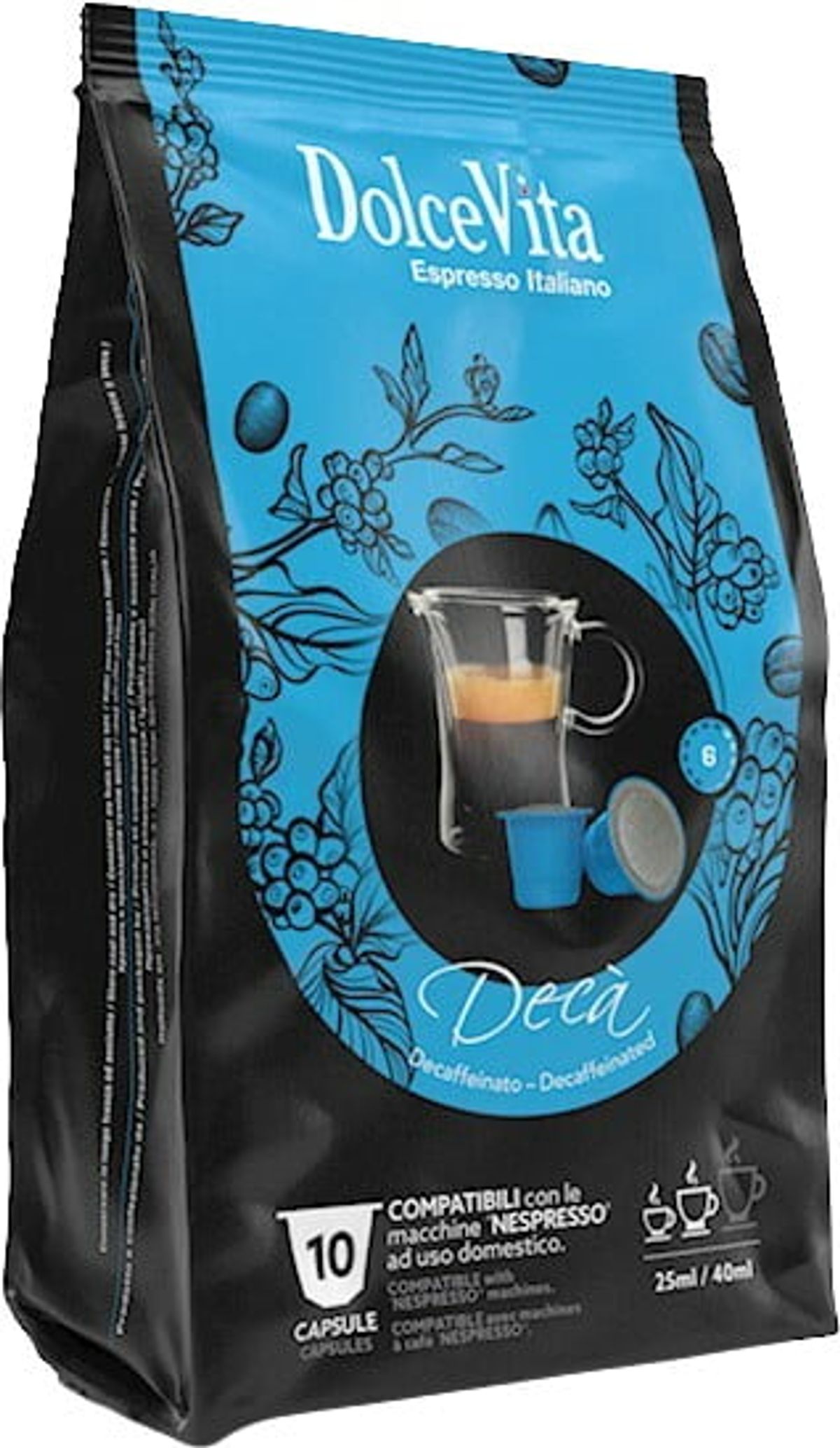 Dolce Vita - Decaffeinato (8 stk) - Kapsler til Dolce Gusto