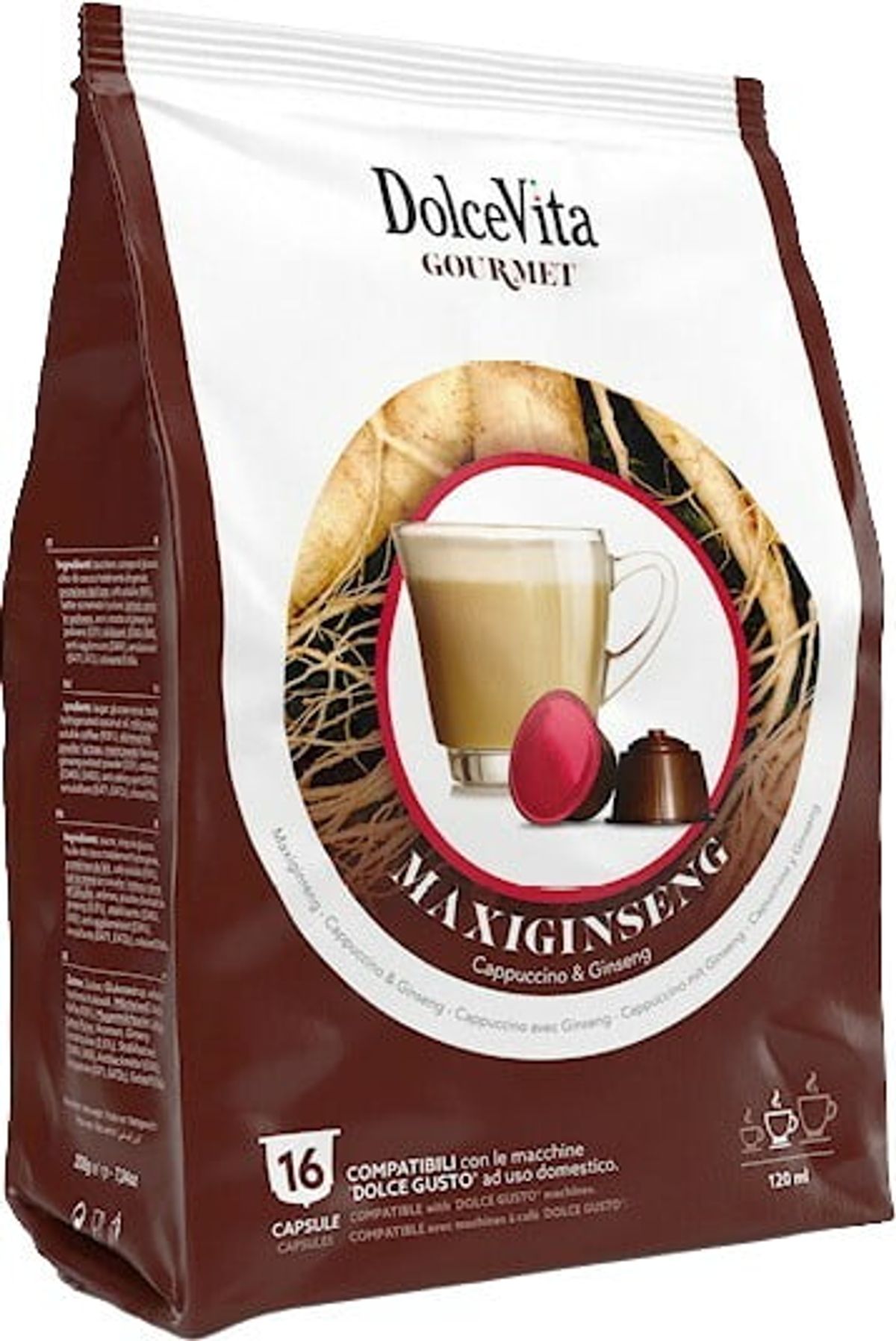 Dolce Vita - Maxi Ginseng (16 stk) - Kapsler til Dolce Gusto