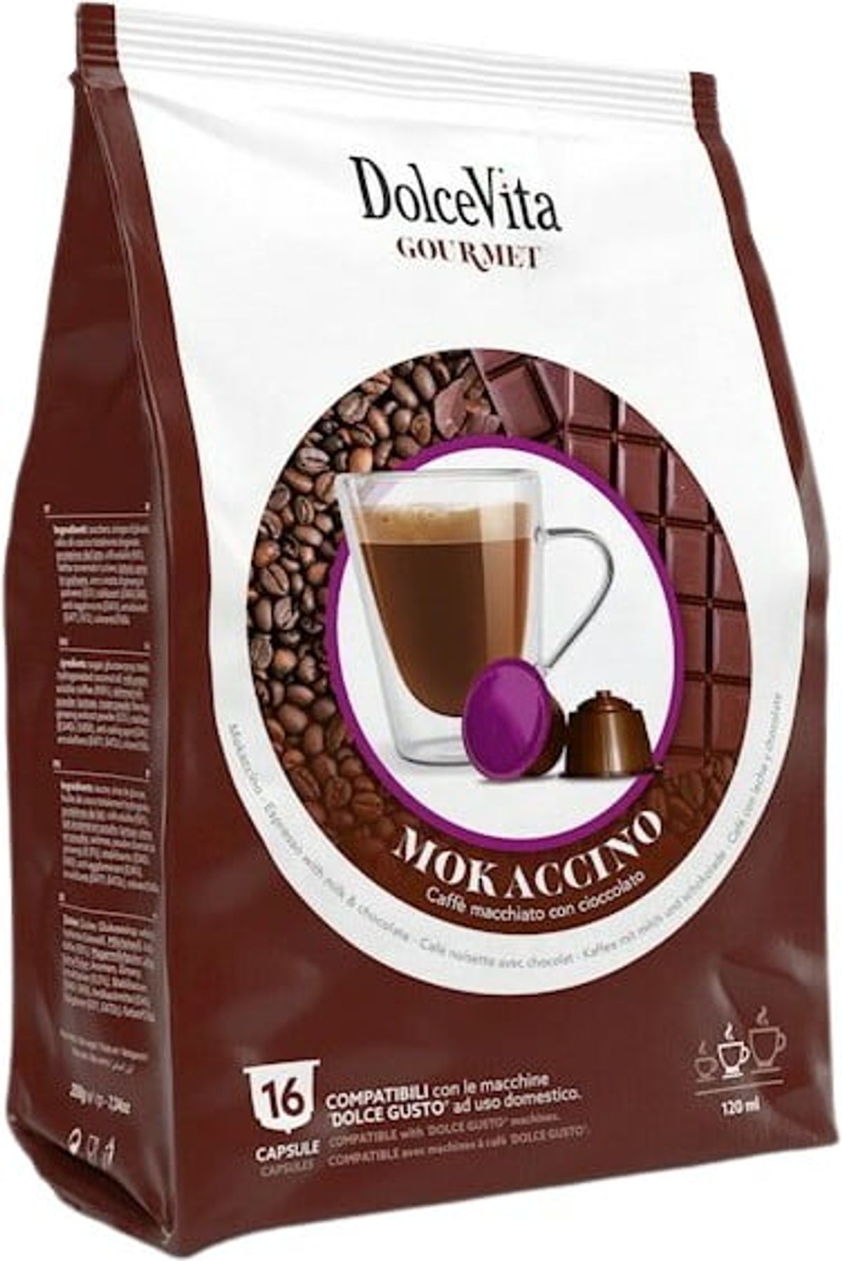 Dolce Vita - Mokaccino (16 stk) - Kapsler til Dolce Gusto