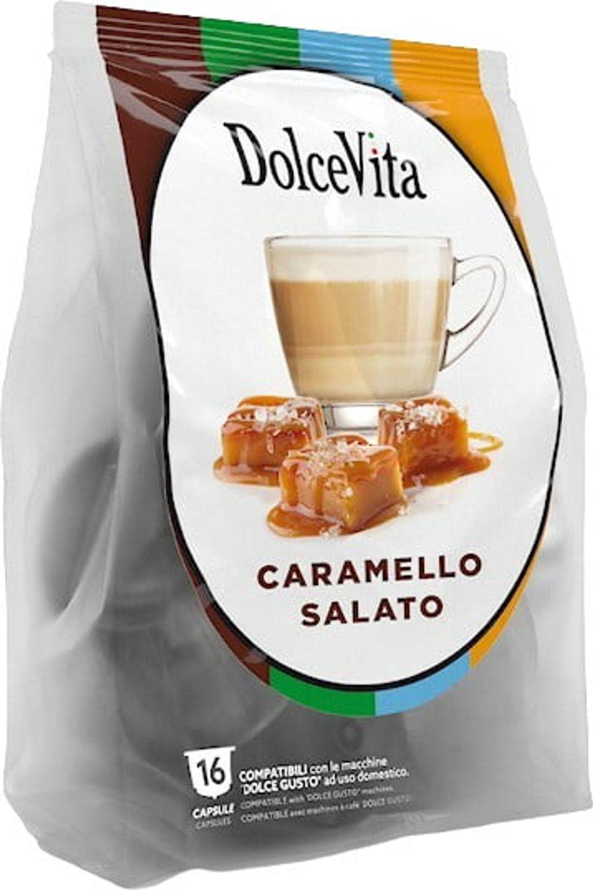 Dolce Vita - Saltkaramel (16 stk) - Kapsler til Dolce Gusto