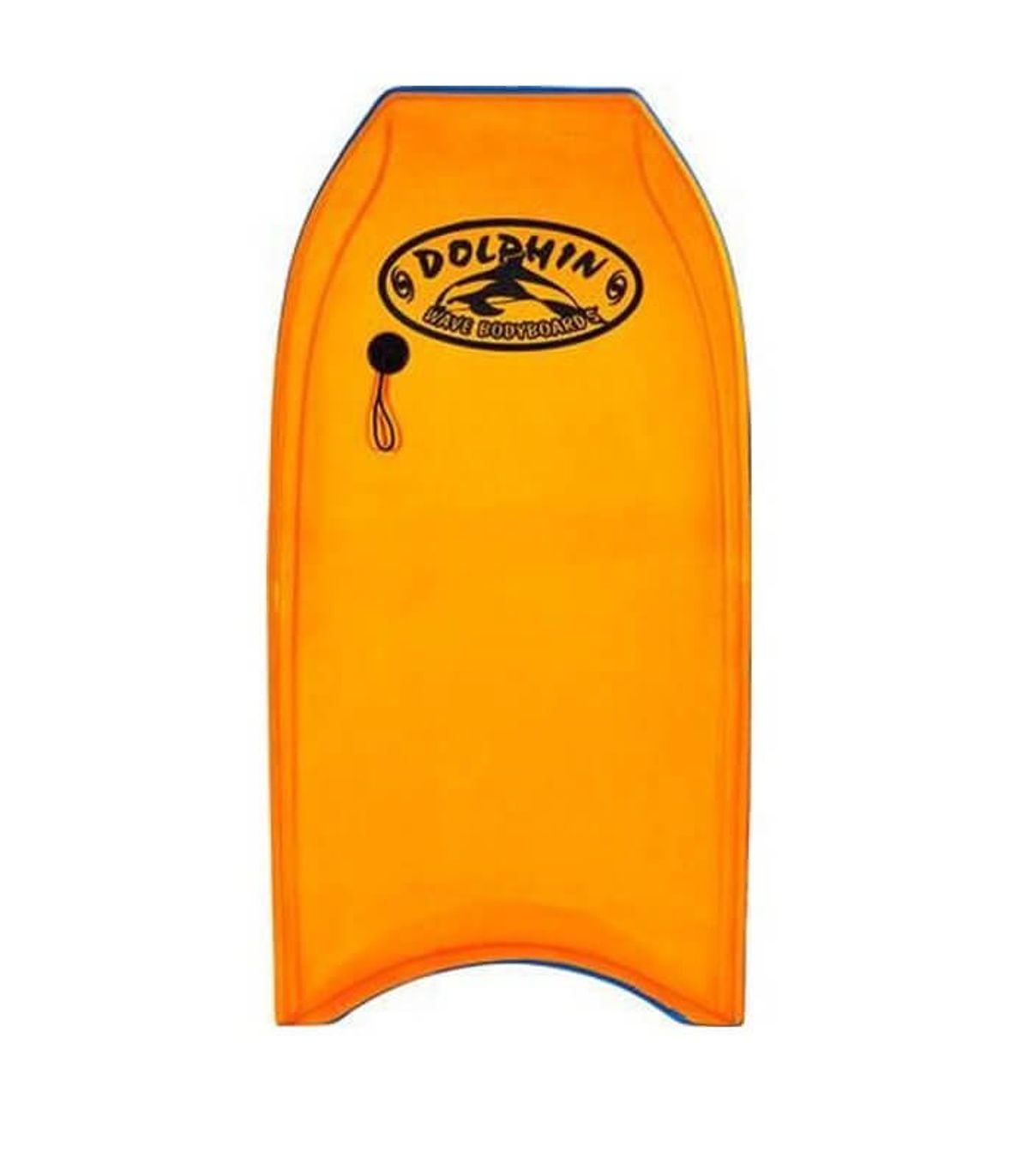 Dolphin Wave 95 Bodyboard Inkl. Leash - Gold yellow/Royal Blue