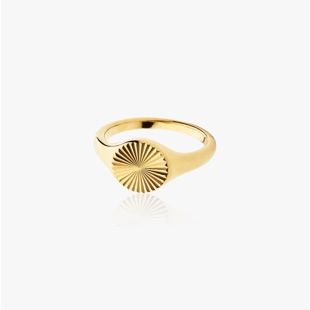 Dome Ring 14K Guldbelagt