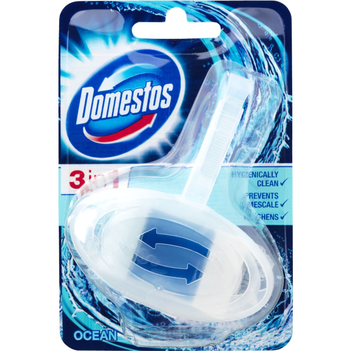 Domestos toiletblok, 3-i-1, ocean