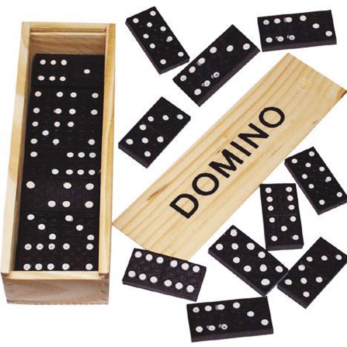 Domino i trææske