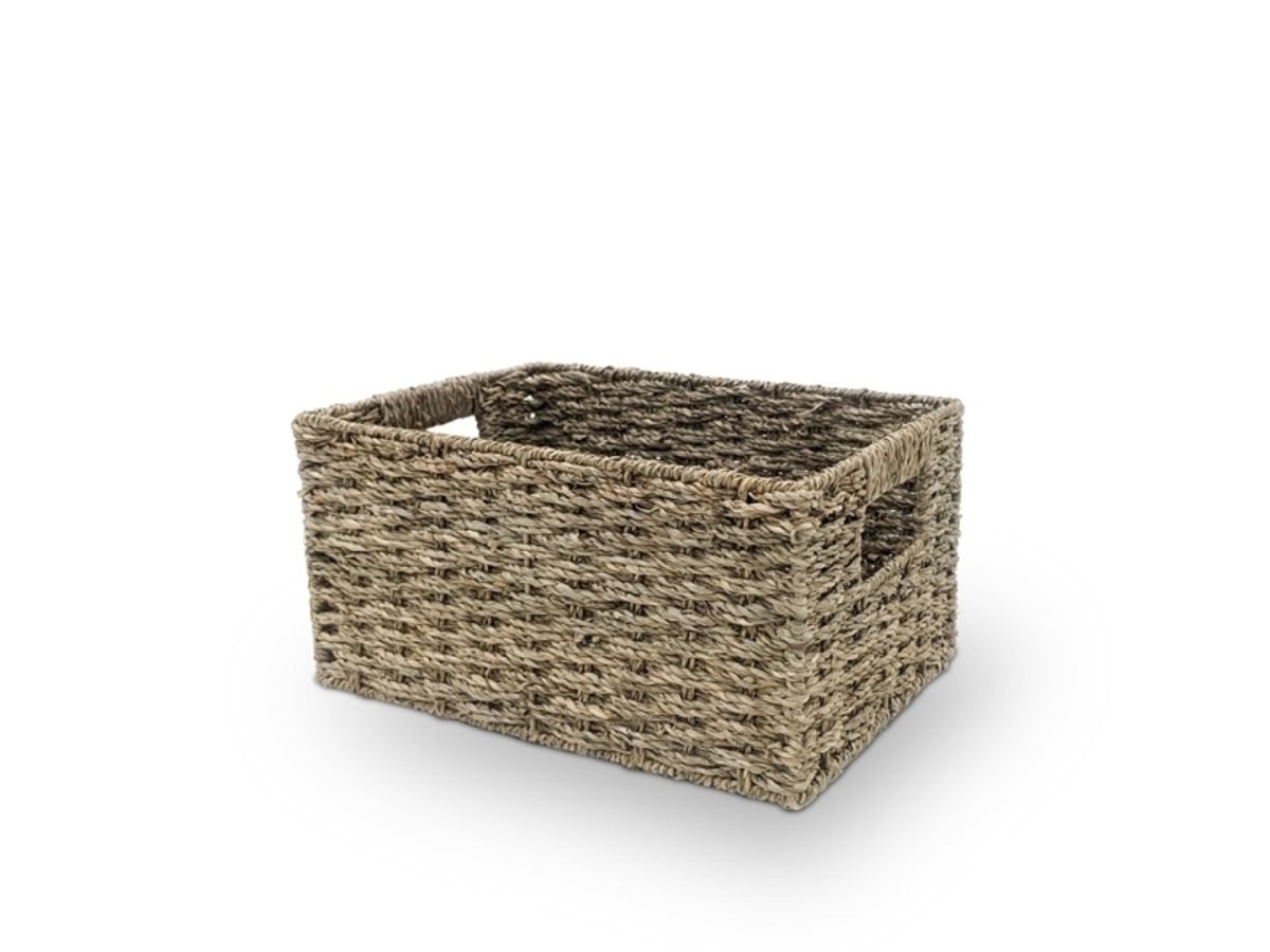 Domoletti Basket 30X20x15cm Metal/Seagrass