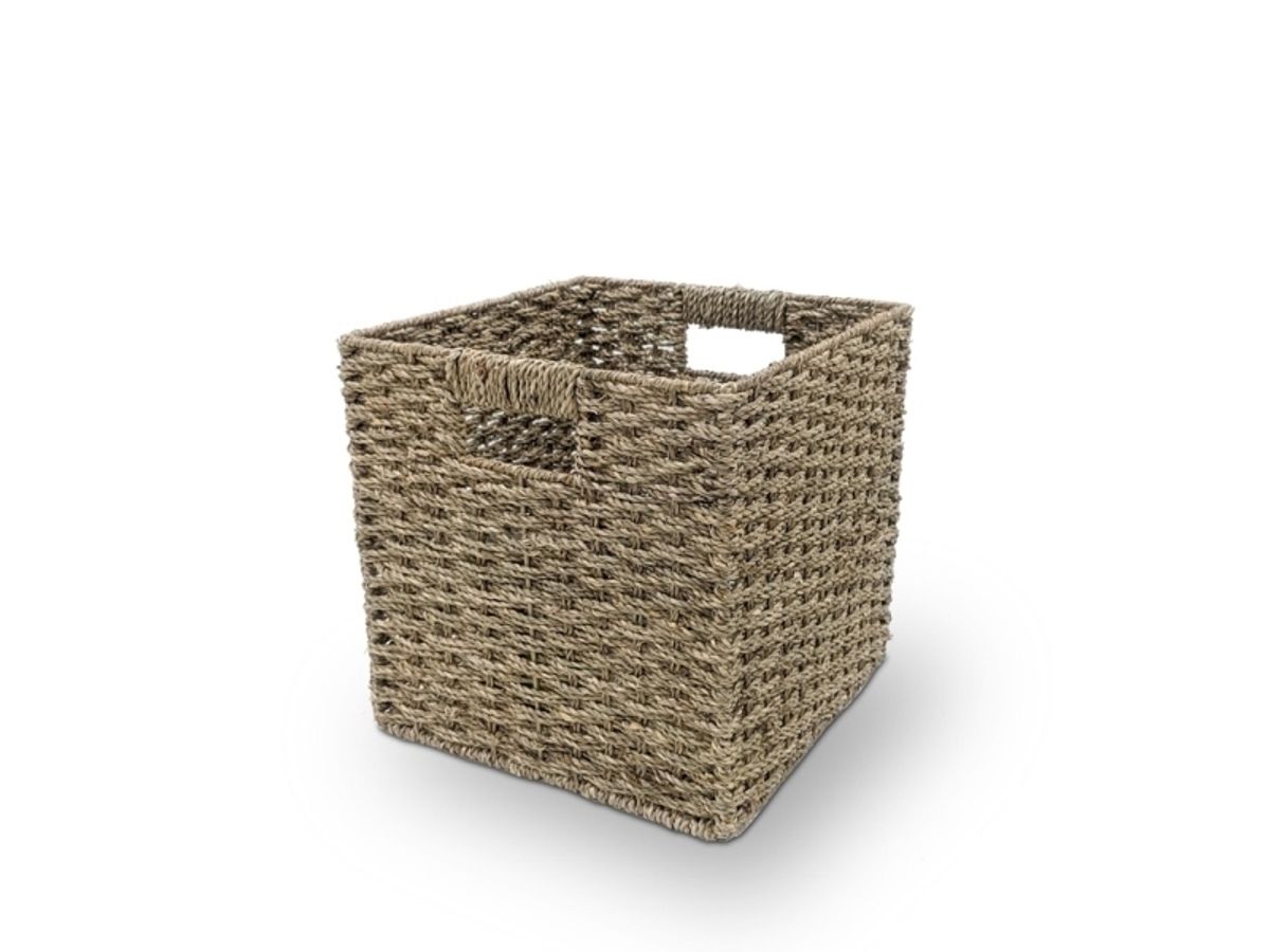 Domoletti Basket 30X30x30cm Metal/Seagrass