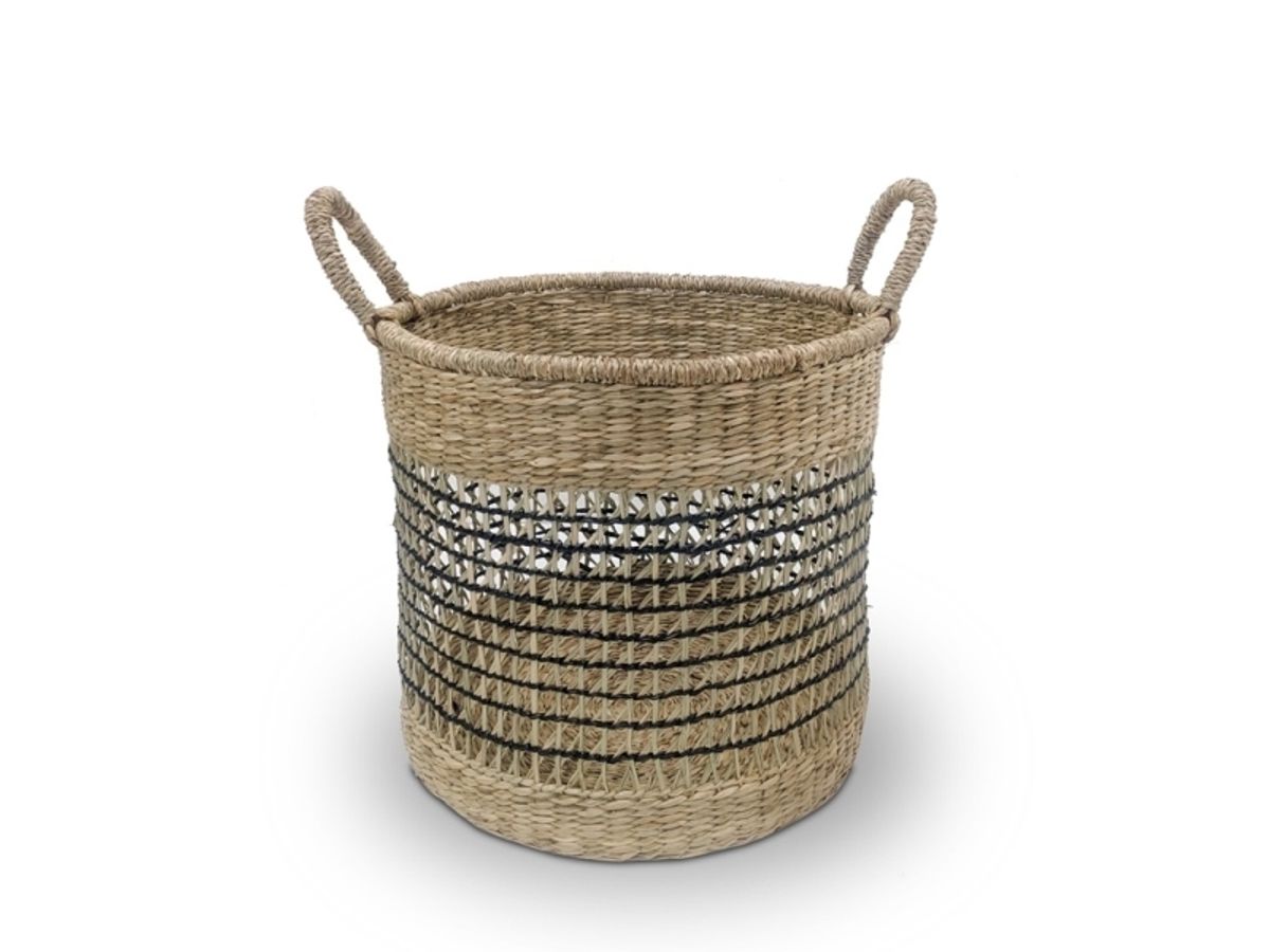 Domoletti Basket With Handles 35X35x32cm Seagrass