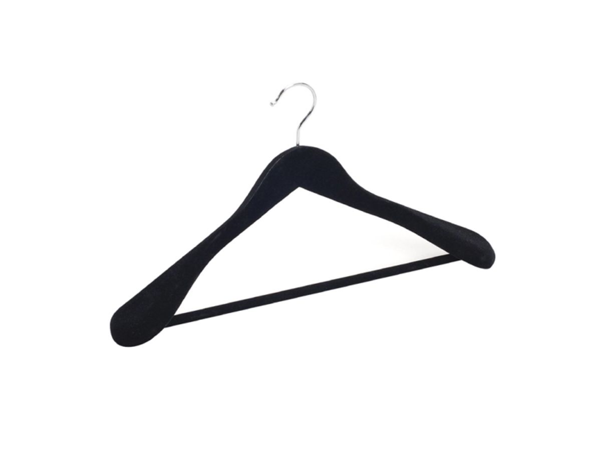 Domoletti Velvet Coat Hanger Lsv031 Sort