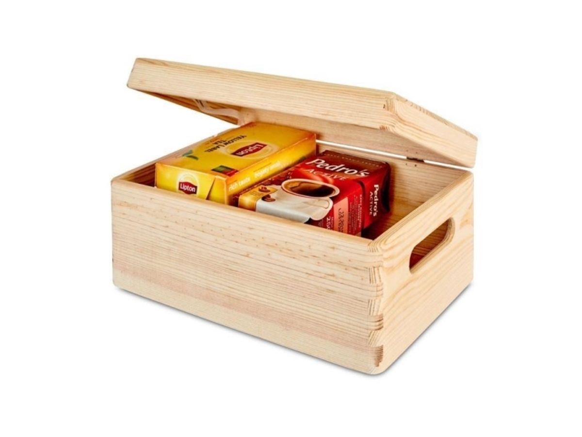 Domoletti Wooden Box With Lid 315000 30X20x13.5Cm