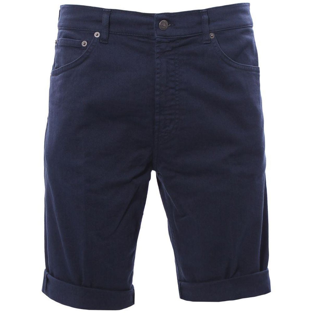 Dondup Chic Dark Blue Stretch Cotton Shorts