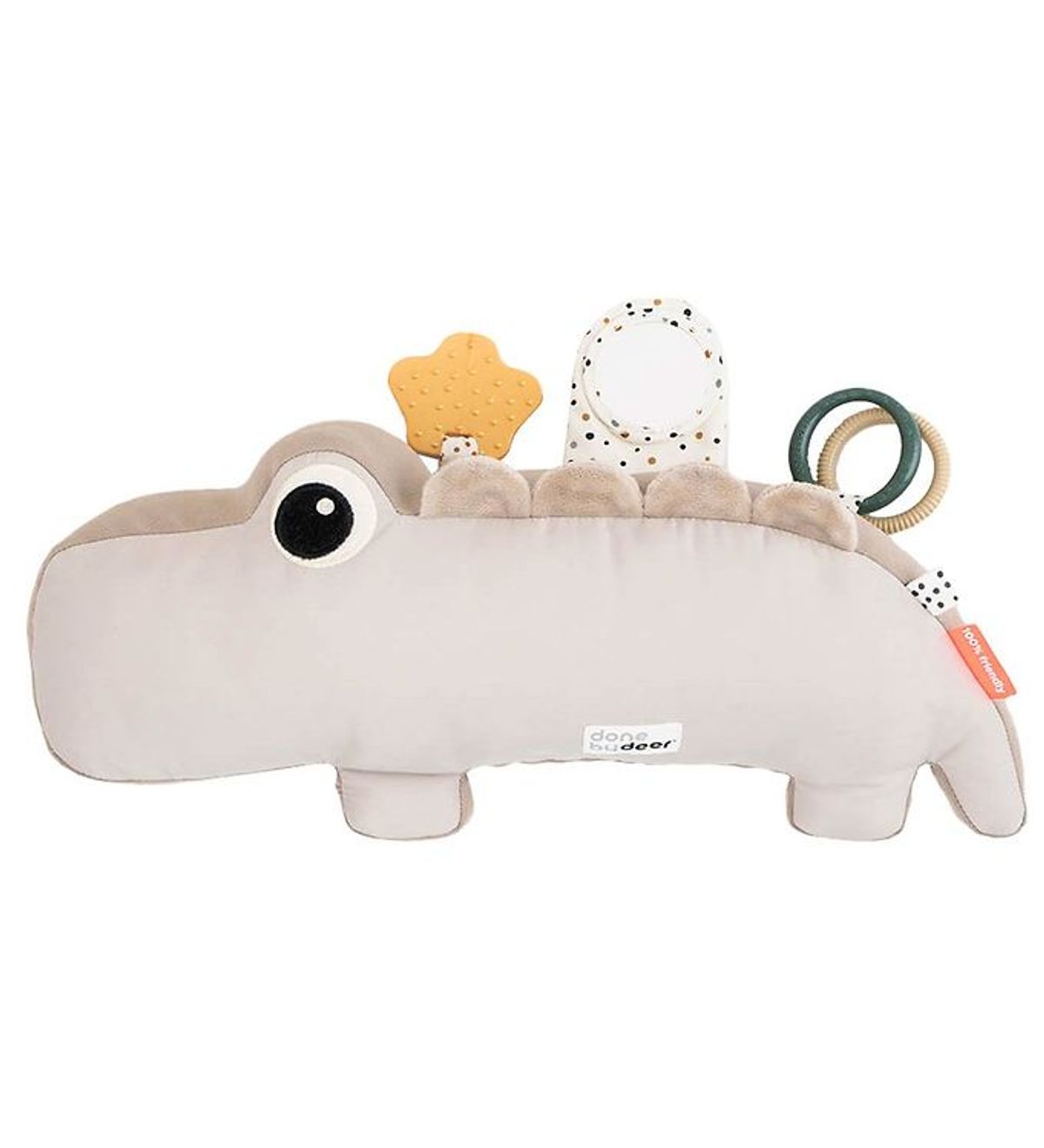 Done By Deer Aktivitetslegetøj - Tummy Time Activity Toy Croco