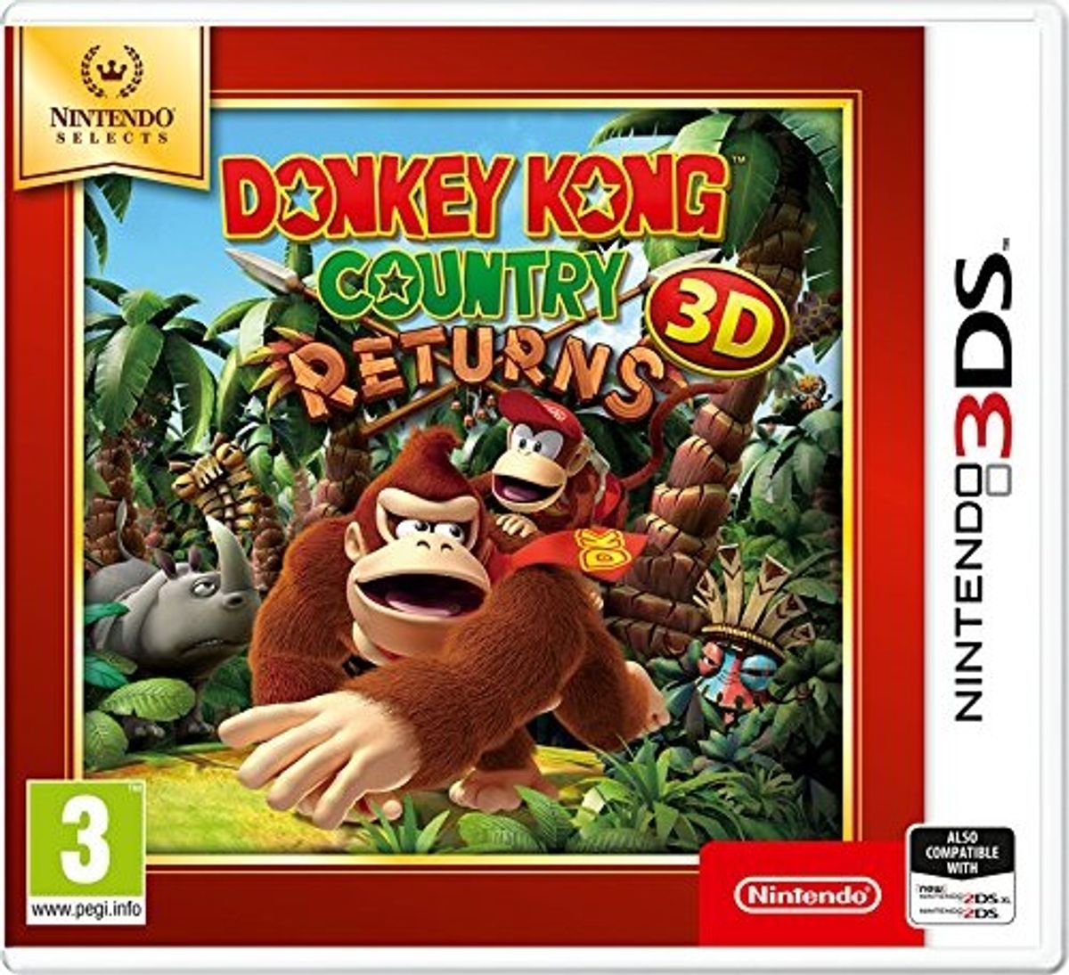 Donkey Kong Country Returns 3d (select) - Nintendo 3DS